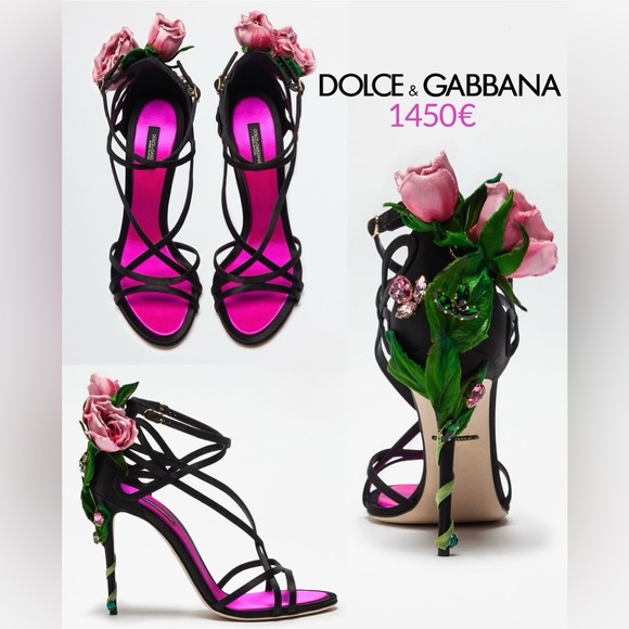 Dolce & Gabbana Shoes - New DOLCE & GABBANA Rose Keira Sandals 40